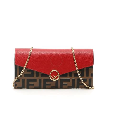 red fendi wallet sale|Fendi discount outlet.